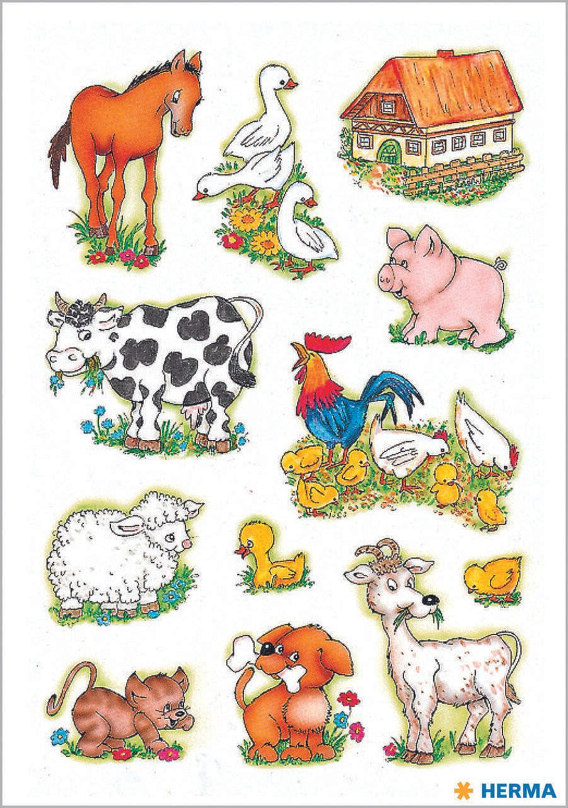 HERMA Aufkleber Bauernhoftiere