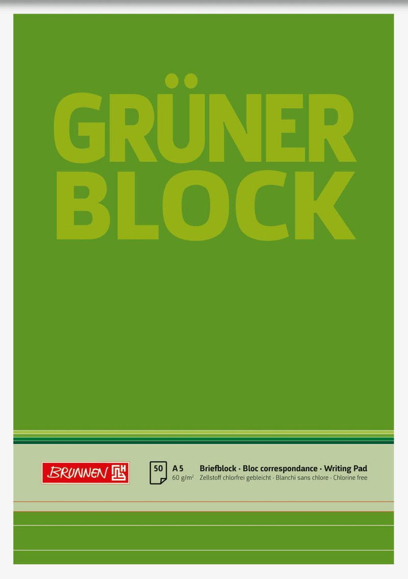 BRUNNEN Briefblöcke DIN A5 liniert