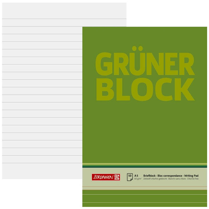 BRUNNEN Briefblöcke DIN A5 liniert