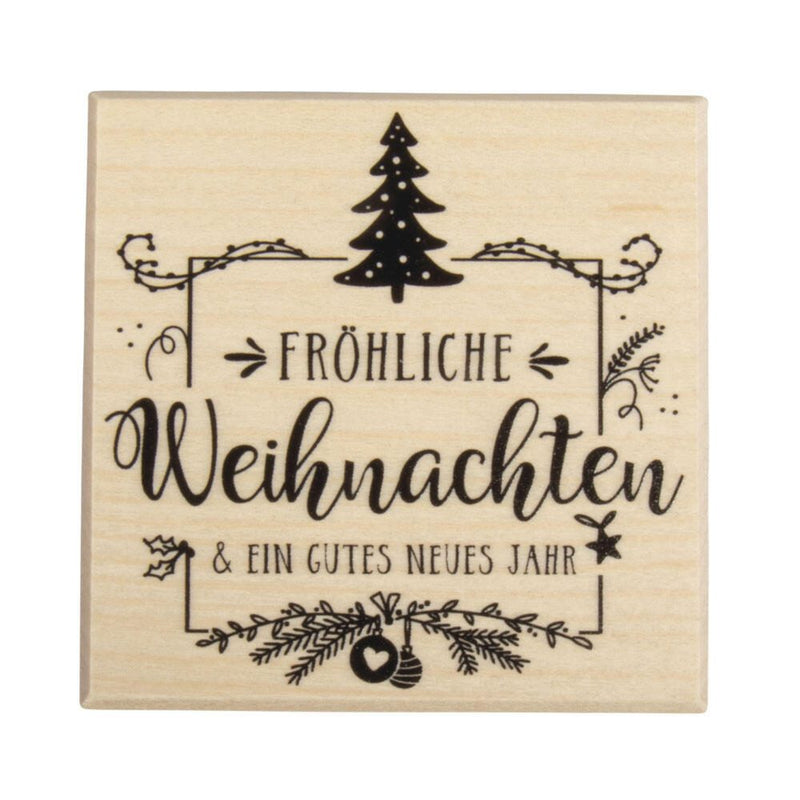 Rayher Motivstempel Frohe Weihnachten