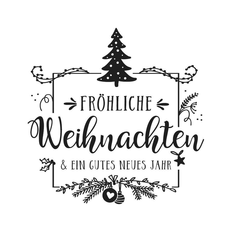 Rayher Motivstempel Frohe Weihnachten