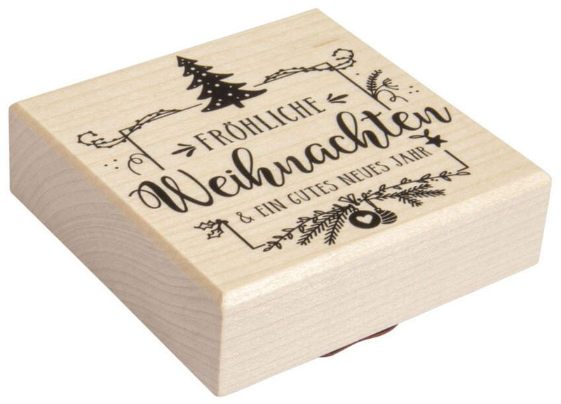 Rayher Motivstempel Frohe Weihnachten