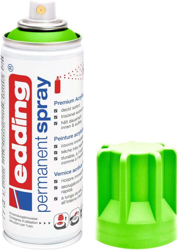 edding Acrylspray Sprühfarbe neongrün matt