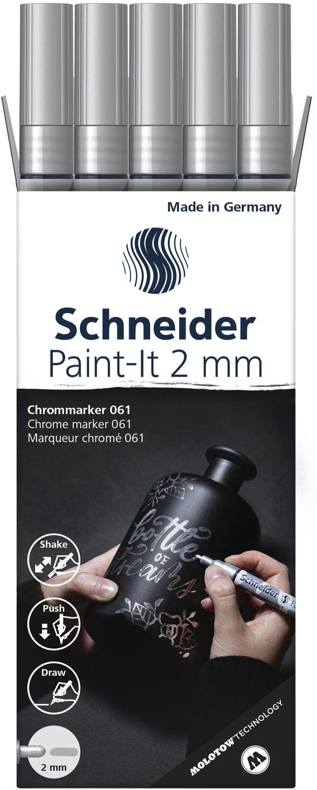 Schneider Paint Lackmarker 2.0 mm Chrom