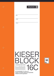 BRUNNEN Kieserblock Arbeitsblock DIN A4 rautiert