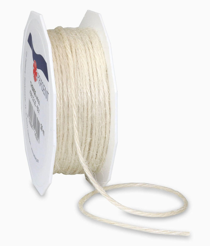 PRÄSENT Kordeln 2 mm x 25 m weiss