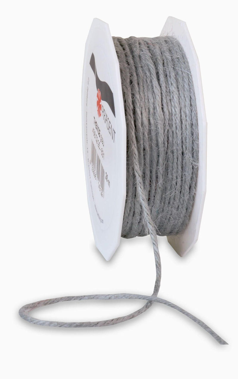 PRÄSENT Kordeln 2 mm x 25 m grau