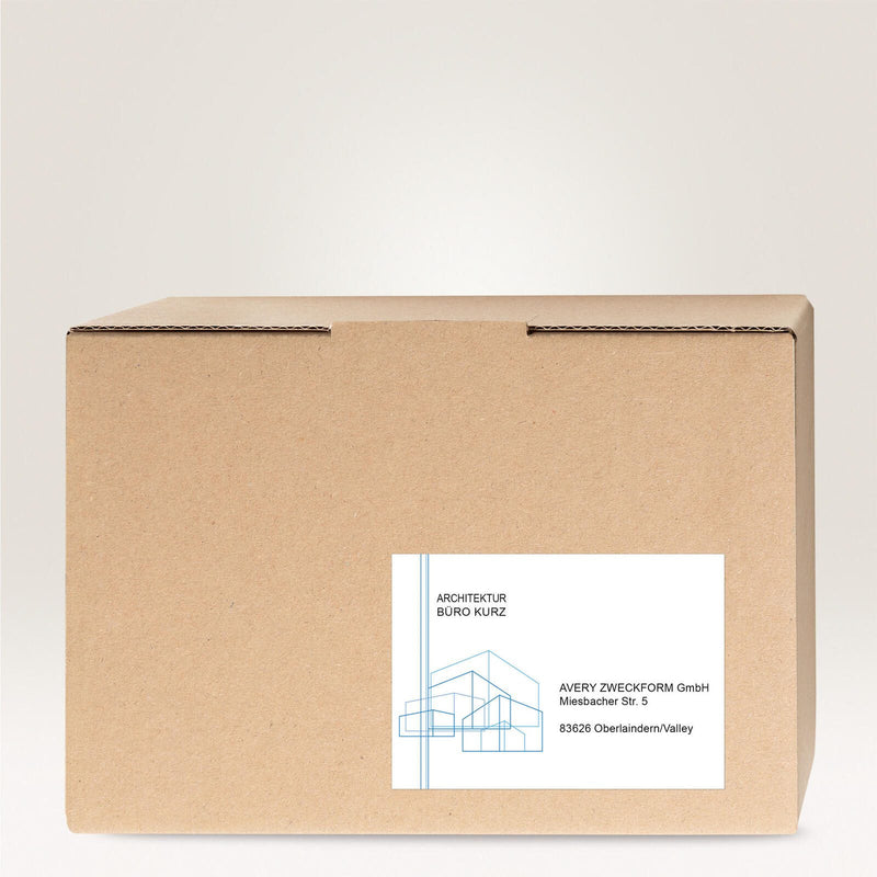 AVERY Zweckform Etiketten 6604 weiß 210,0 x 148,0 mm