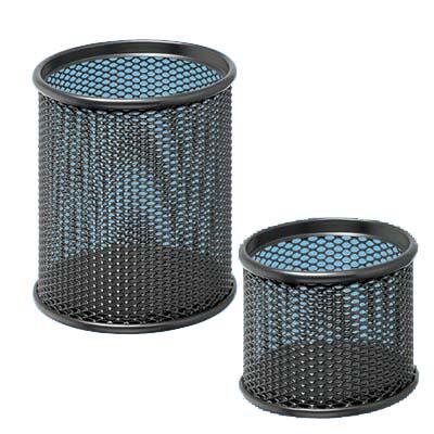 WEDO Stiftehalter-Set 8,0 / 6,0 x 8,0 / 6,0 x 8,5 / 4,8 cm schwarz