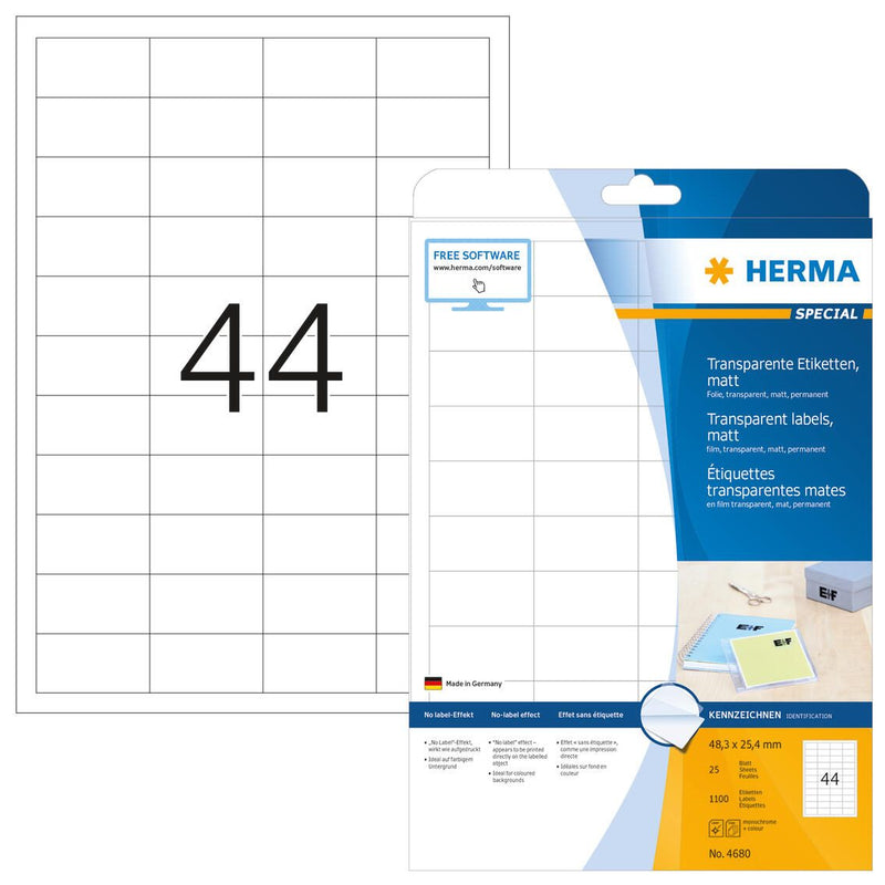 HERMA Folienetiketten 48,3 x 25,4 mm