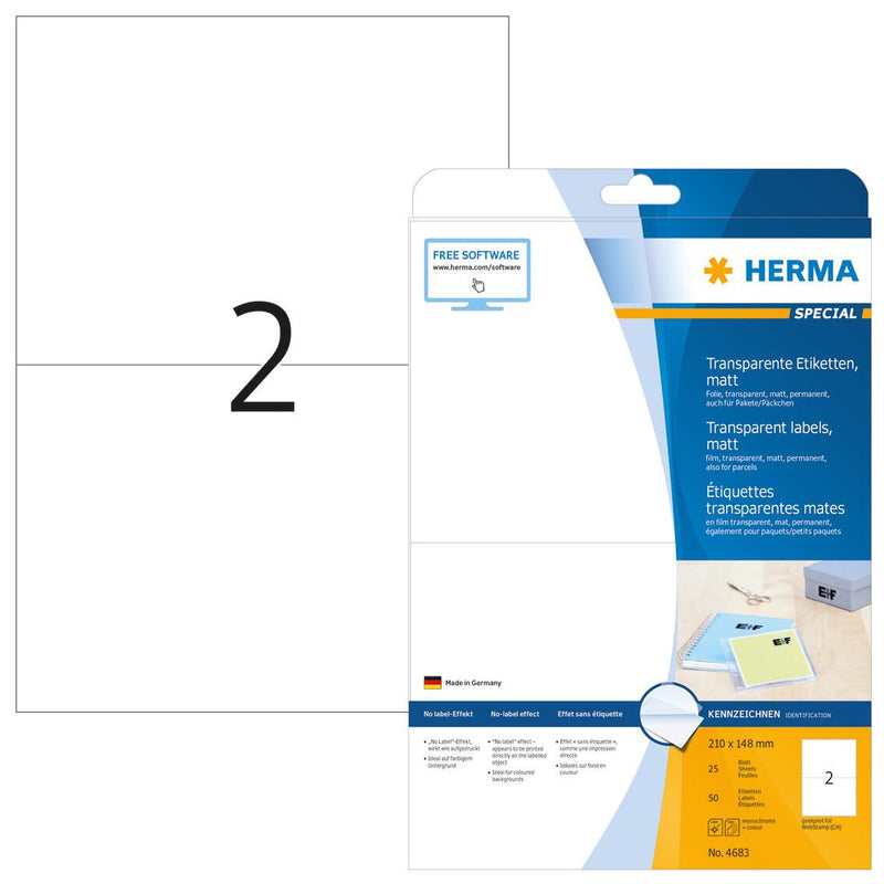 HERMA Folienetiketten 210,0 x 148,0 mm