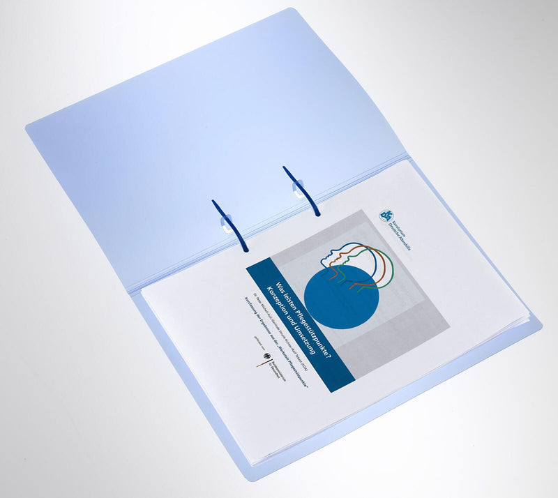 EICHNER Schlaufenhefter DIN A4 Polypropylen (PP) blau