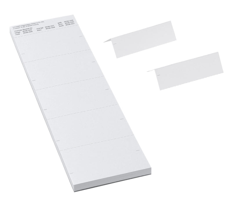EICHNER Beschriftungsschilder für Hängeregister 6,7 x 2,0 cm