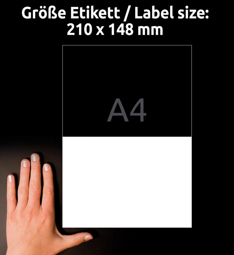 AVERY Zweckform resistente Folienetiketten 210,0 x 148,0 mm