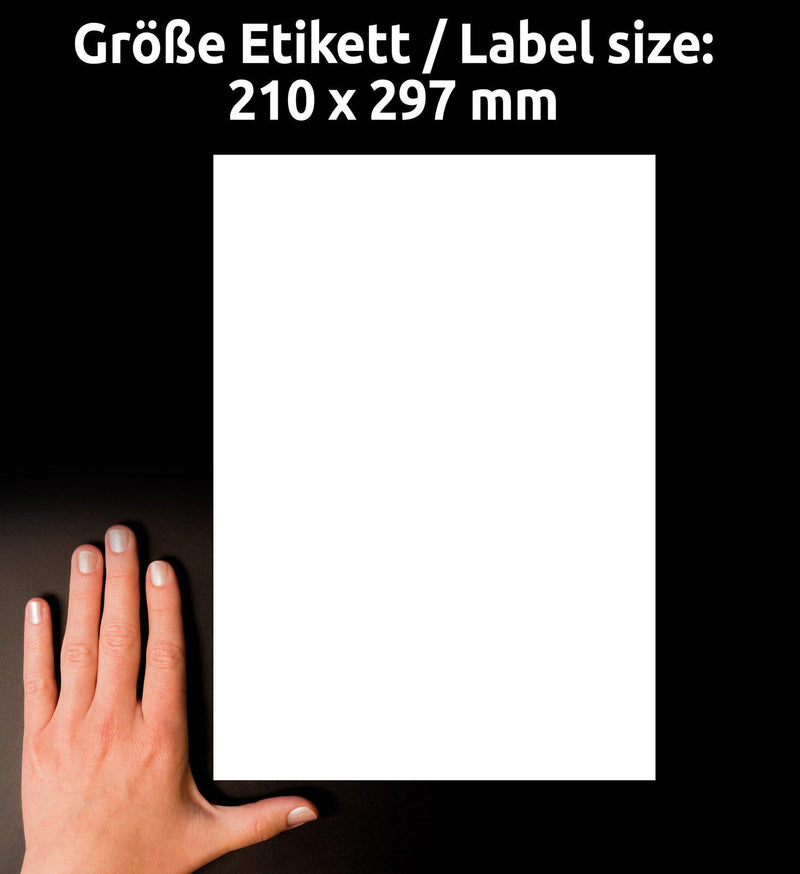 AVERY Zweckform resistente Folienetiketten 210,0 x 297,0 mm