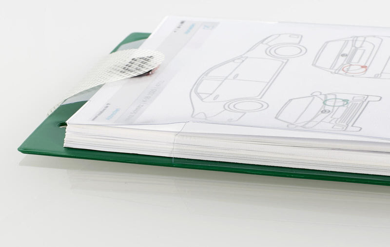 EICHNER Auftragstaschen grün für EICHNER Einstecktafel