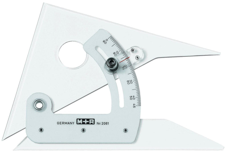 M + R Zeichenwinkel 20,0 cm