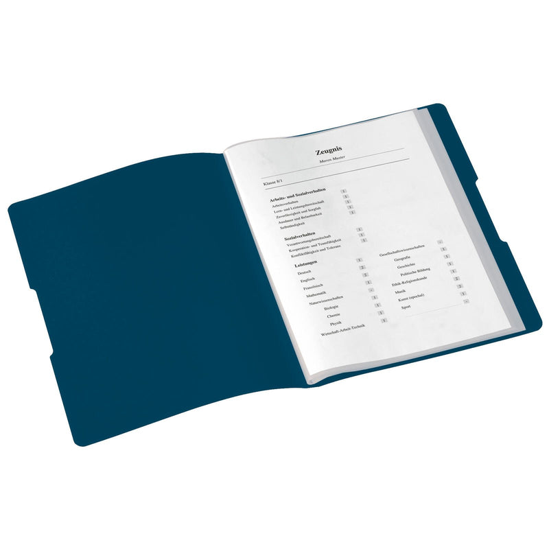 herlitz Zeugnismappe DIN A4 blau