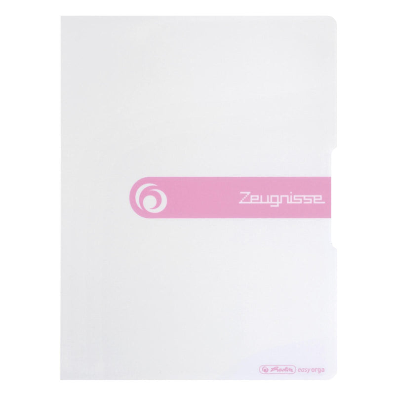 herlitz Zeugnismappe DIN A4 weiß