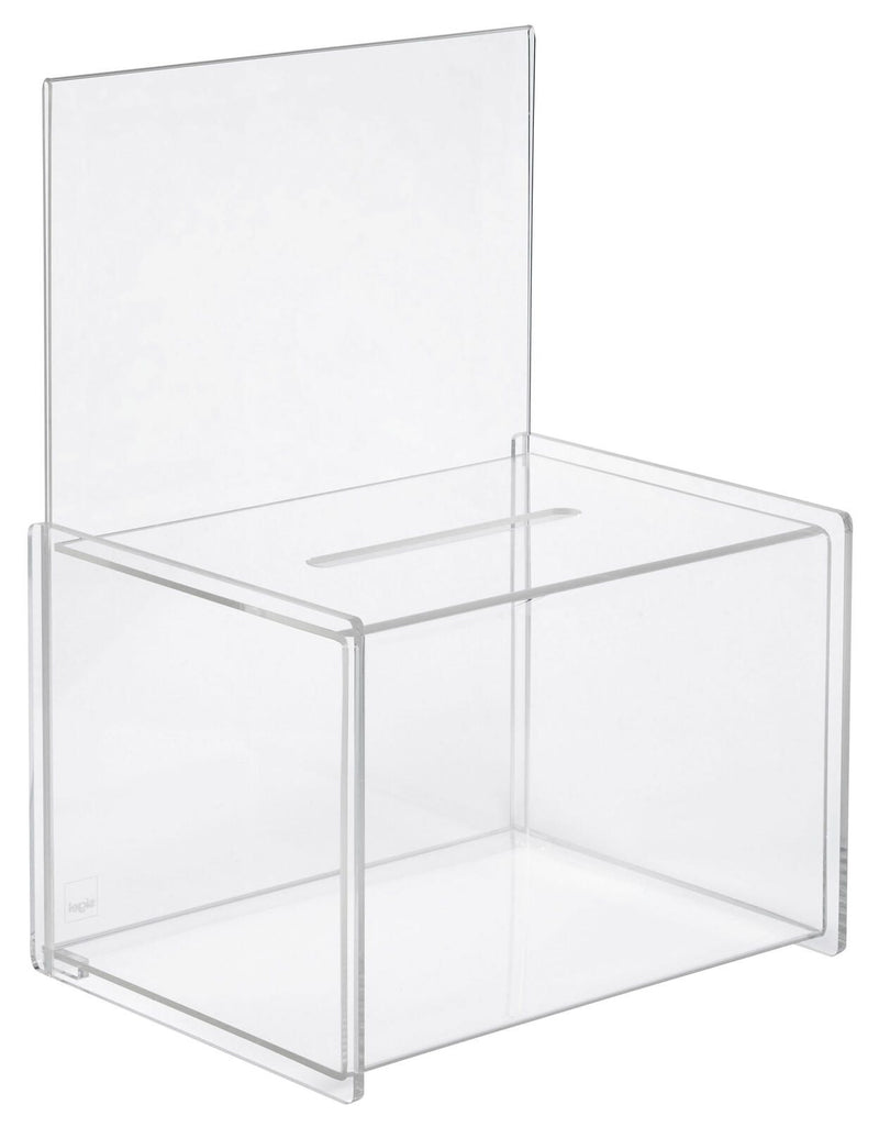 SIGEL glasklar Spendenbox DIN A4