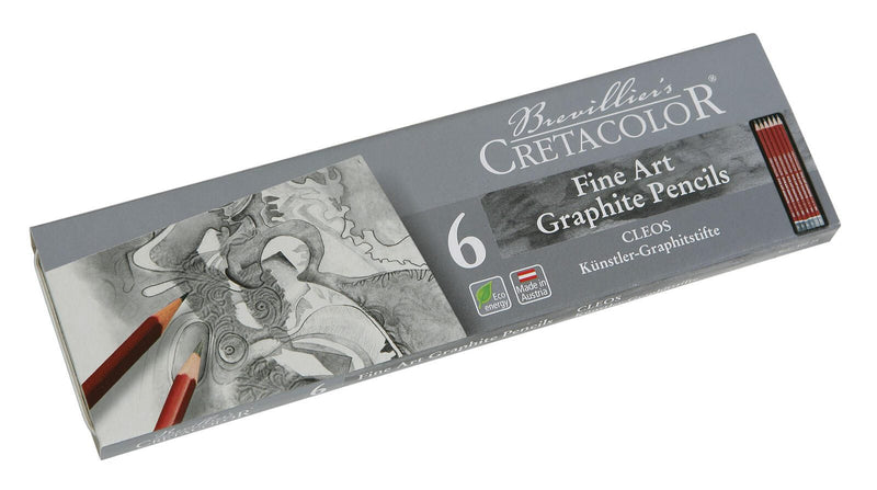 Brevillier's CRETACOLOR Graphitstifte CRETACOLOR CLEOS-Fine HB-2H