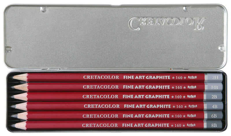 Brevillier's CRETACOLOR Graphitstifte CRETACOLOR CLEOS-Fine HB-2H