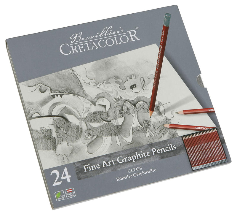 Brevillier's CRETACOLOR Graphitstifte CRETACOLOR CLEOS-Fine 9B-9H