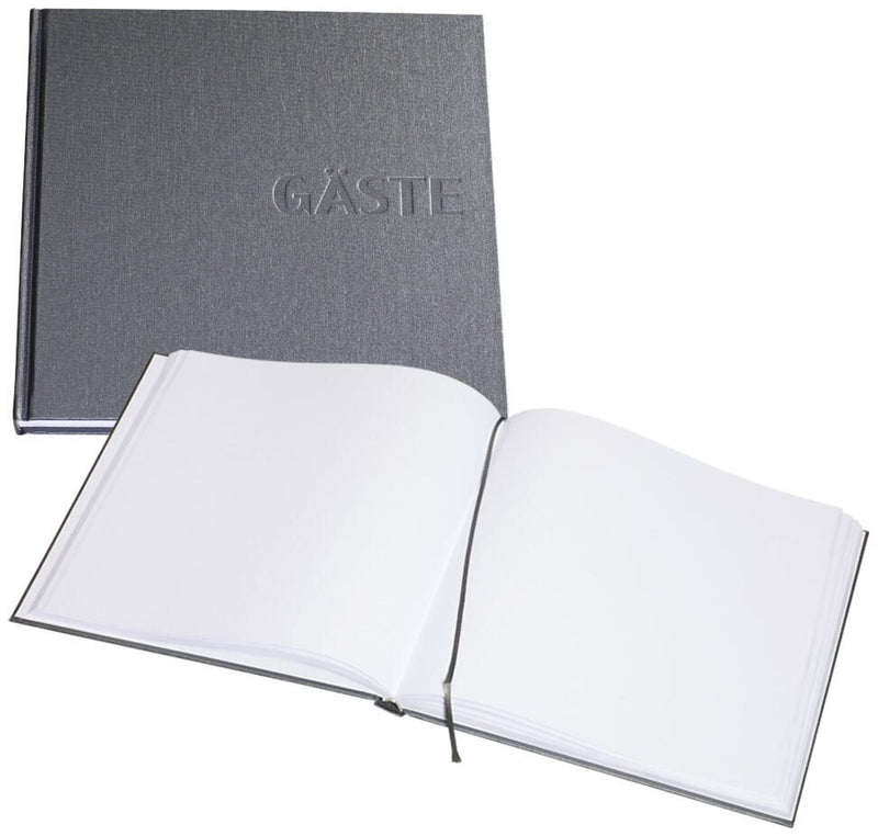 BRUNNEN Gästebuch quadratisch blanko, 200 Seiten
