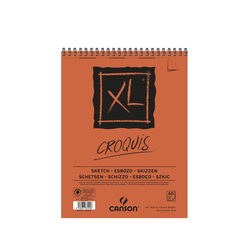 canson Skizzenblock DIN A5, 60 Blatt