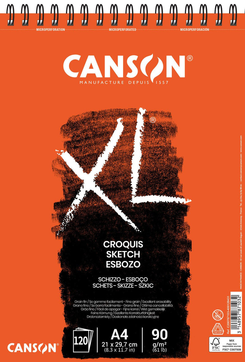 canson Skizzenblock DIN A4, 120 Blatt