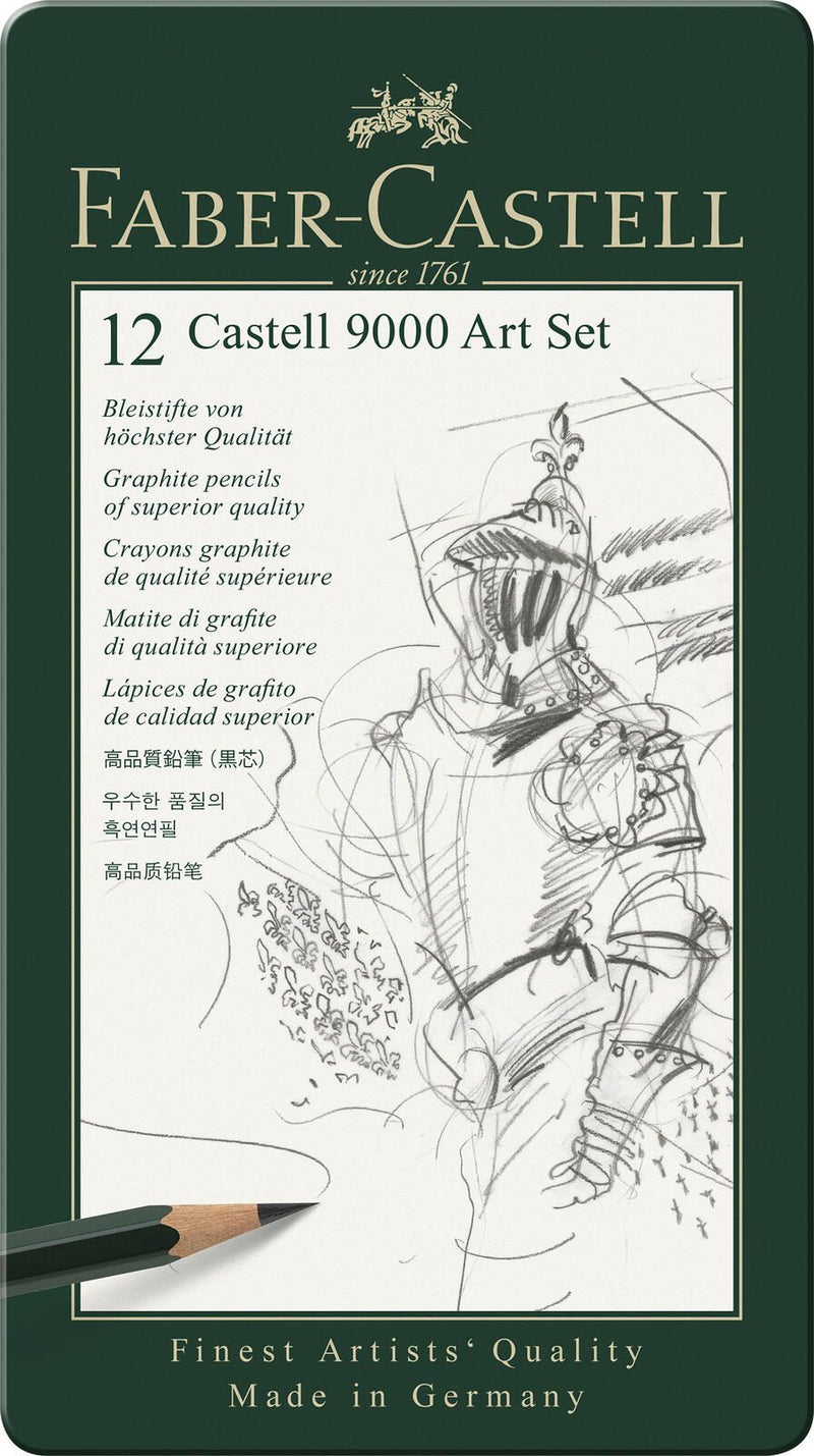 FABER-CASTELL Bleistift-Set 9000 Art Set 8B-2H