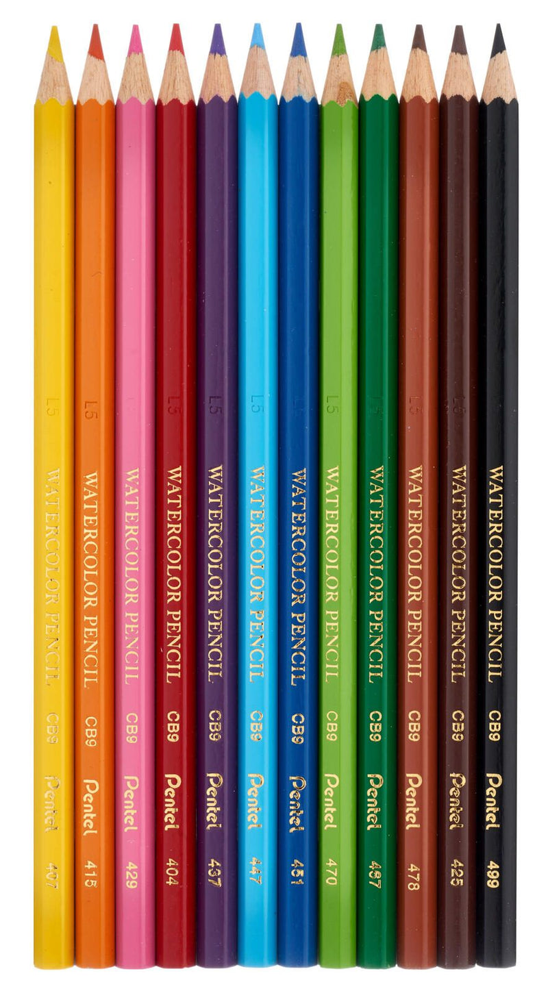 Pentel Aquarellstifte Mehrfarbig