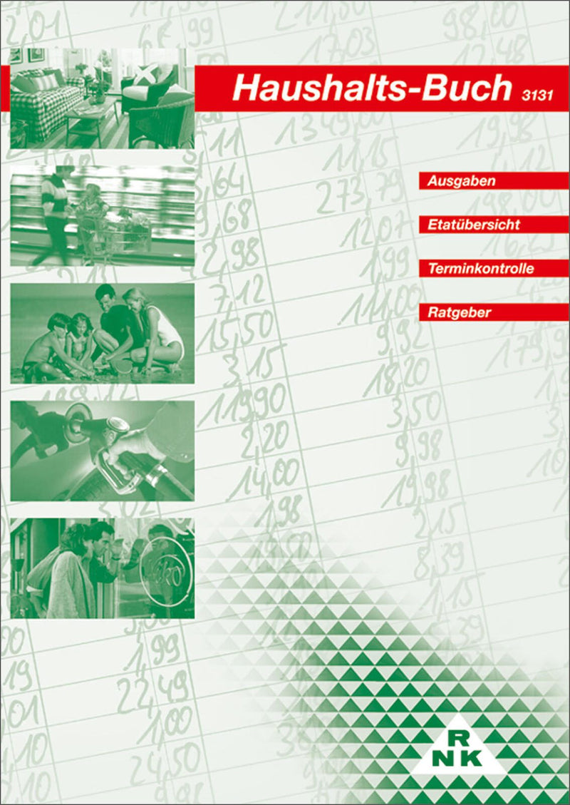 RNK-Verlag Formularbuch Haushaltsbuch DIN A5 80 Seiten Seiten