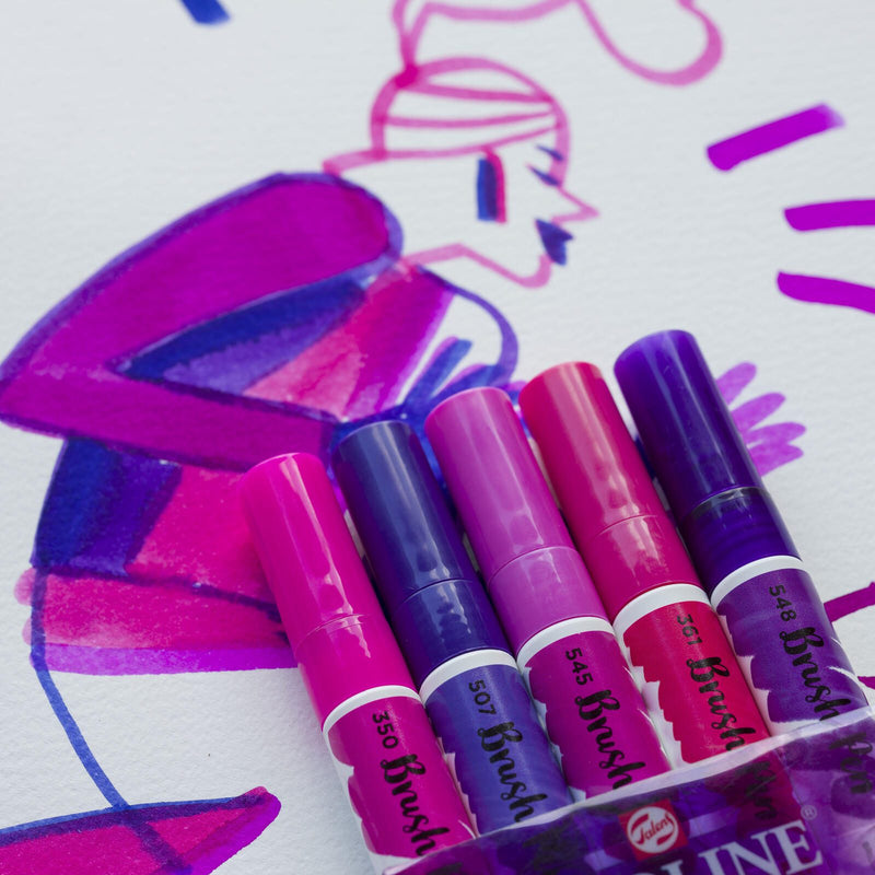 Talens ECOLINE® Brush-Pens Lila 1.0 - 3.0 mm