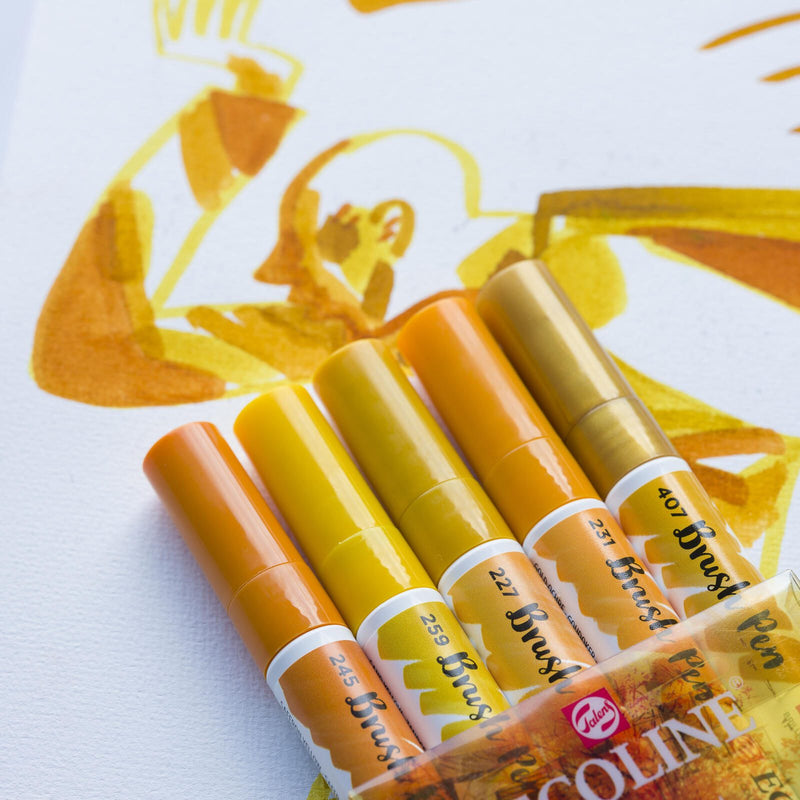 Talens ECOLINE® Brush-Pens Braun 1.0 - 3.0 mm