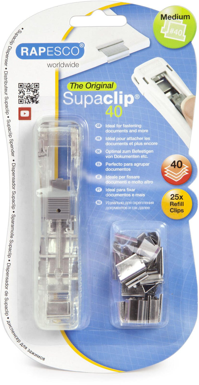RAPESCO® Supaclip-Spender silber