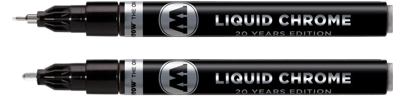 MOLOTOW Liquid Chrome Acrylstifte 1.0 - 2.0 mm Chrom