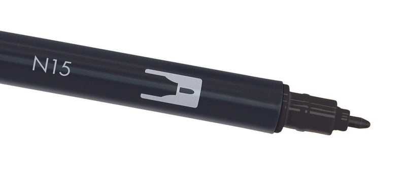 Tombow Brush-Pen Schwarz 0.8 + 3.3 mm