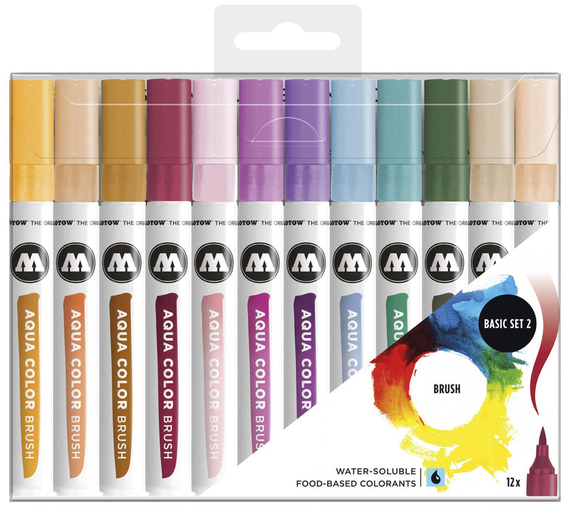 MOLOTOW Brush-Pens Mehrfarbig 1.0 - 2.0 mm
