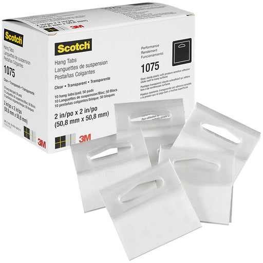 3M Eurolochaufhänger 5.8 cm x 5.8 cm transparent