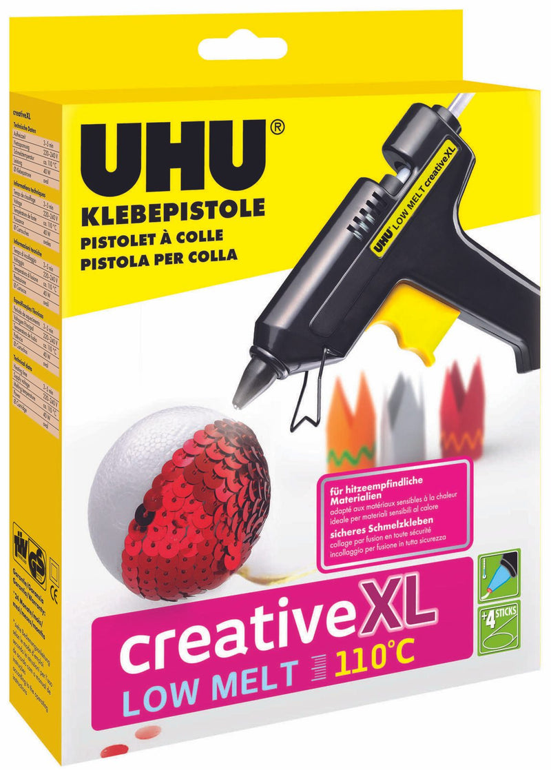UHU XL 110 Niedrigtemperatur-Klebepistole schwarz