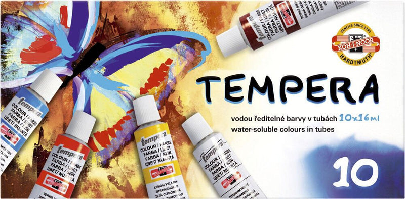 KOH-I-NOOR Temperafarben 10 x 16,0 ml