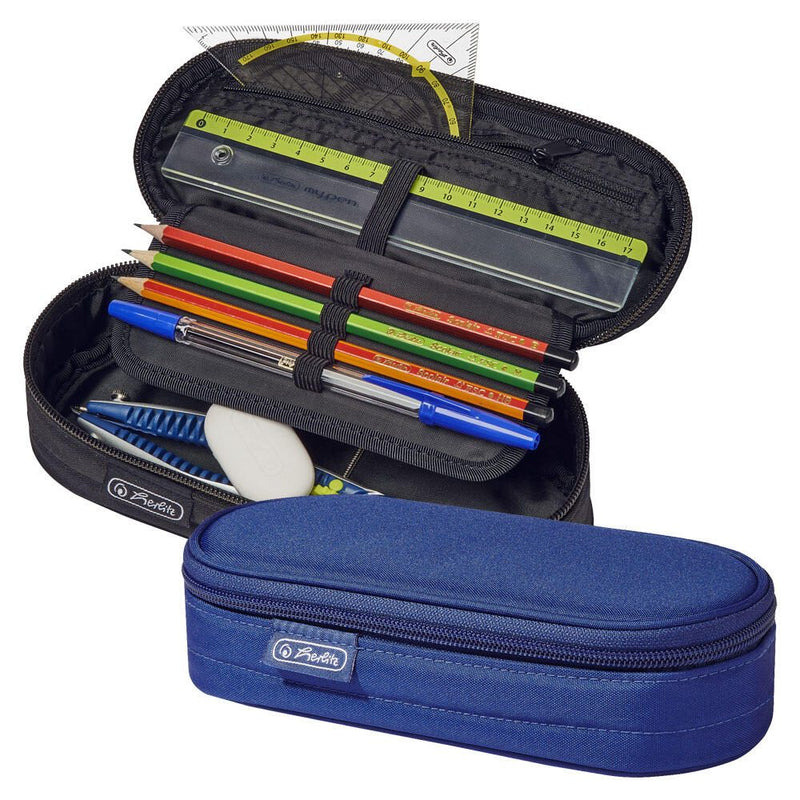 herlitz Schlampermäppchen blau