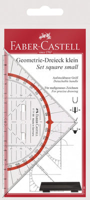 FABER-CASTELL Geometrie-Dreieck mit Griff 16,0 cm