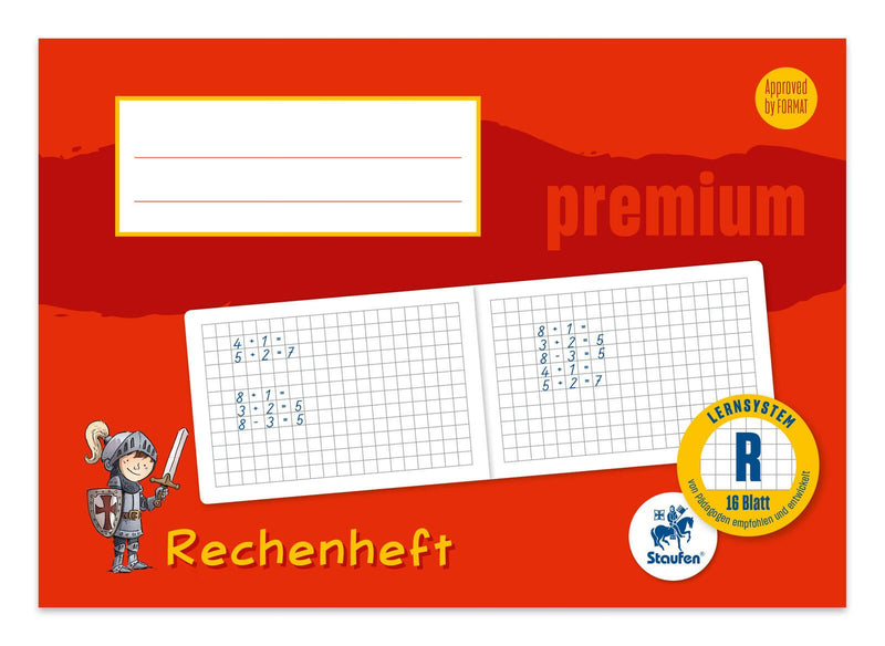 Staufen® Zahlenlernheft kariert DIN A5 quer 16 Blätter