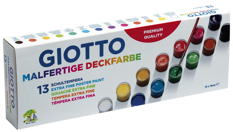 GIOTTO Schulmalfarben 13x 18,0 ml