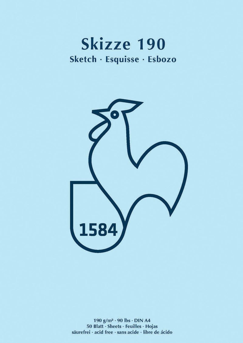 HAHNEMÜHLE Skizzenblock DIN A4, 50 Blatt