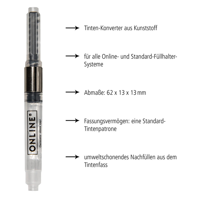 ONLINE® Tintenkonverter schwarz/weiß