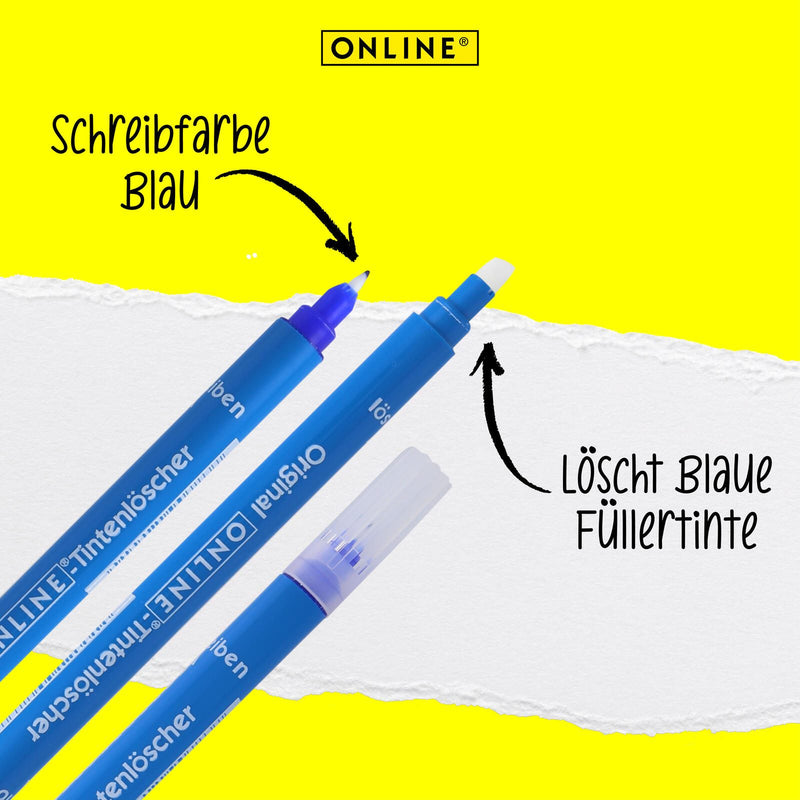 ONLINE® Tintenpatronen und Tintenkiller Set königsblau
