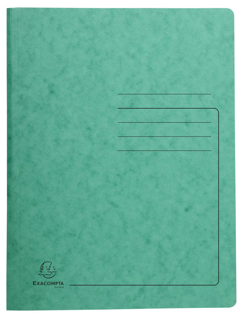 Exacompta Spiralhefter DIN A4 Colorspankarton grün